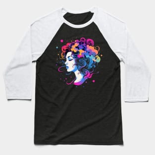 Colorful Hair Pride design Baseball T-Shirt